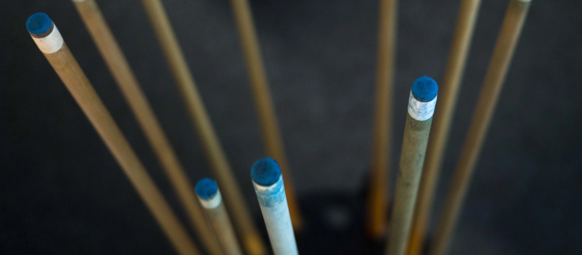 Billard-Queues-Spitzen